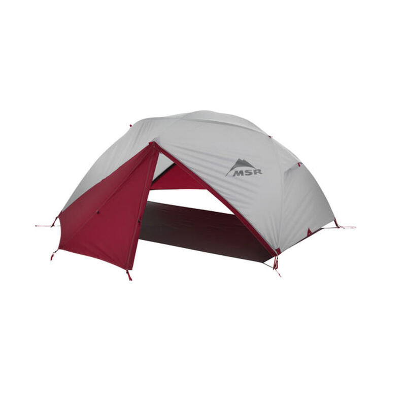 Elixir 2 Camping Tent With Footprint for 2 Person - Grey/Red