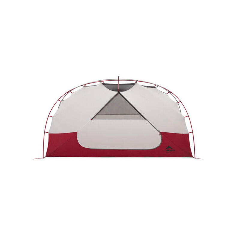 Elixir 4 Camping Tent With Footprint for 4 Person - Grey/Red