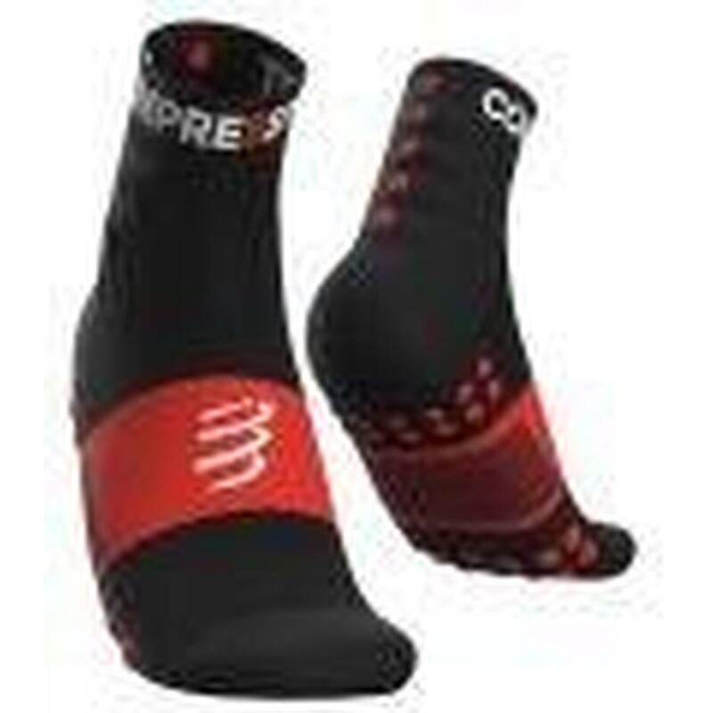 Meias de treino 2 packs corrida Preto Compressport