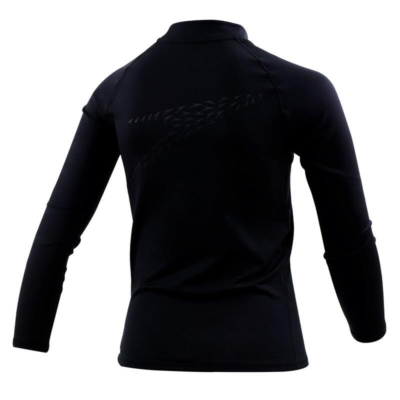 MAGLIA bambino SPEEDO XTHERMAL 1XT CASUAL BASE LAYER IDROREPELLENTE BLACK-BB