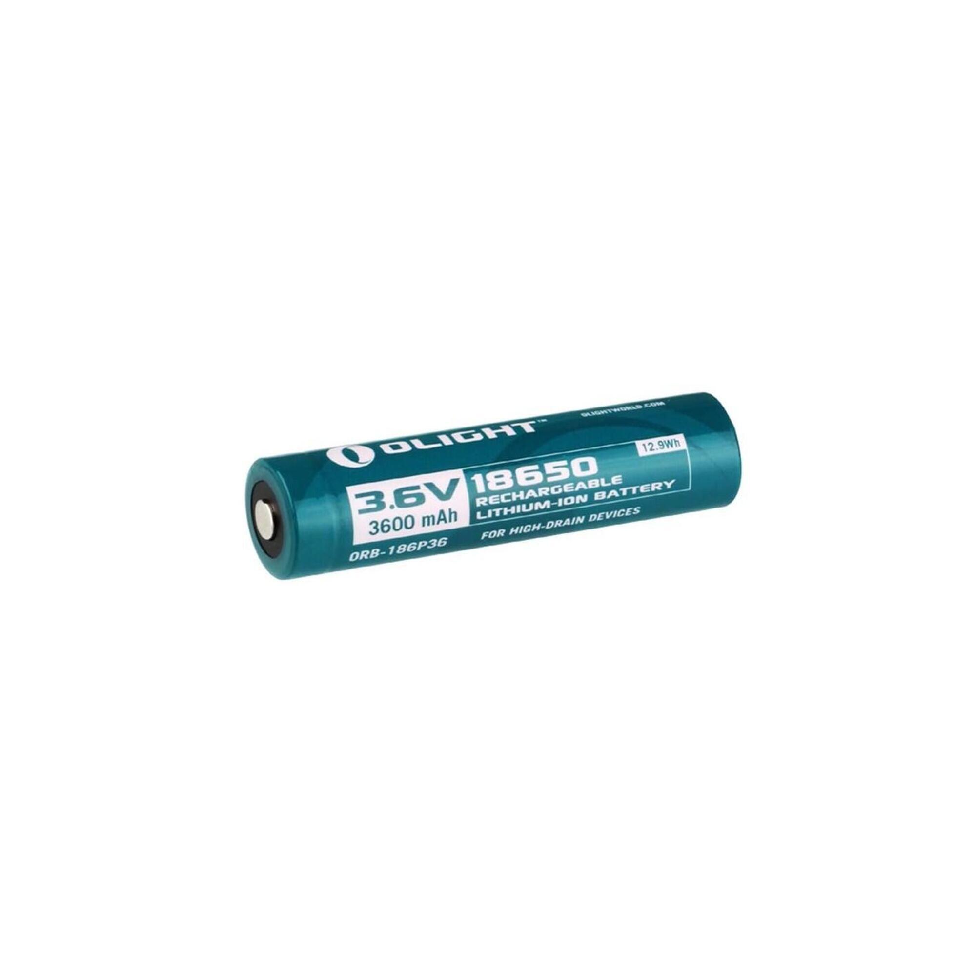 OLIGHT 18650 3600 mAh bateria recarregável com PCB