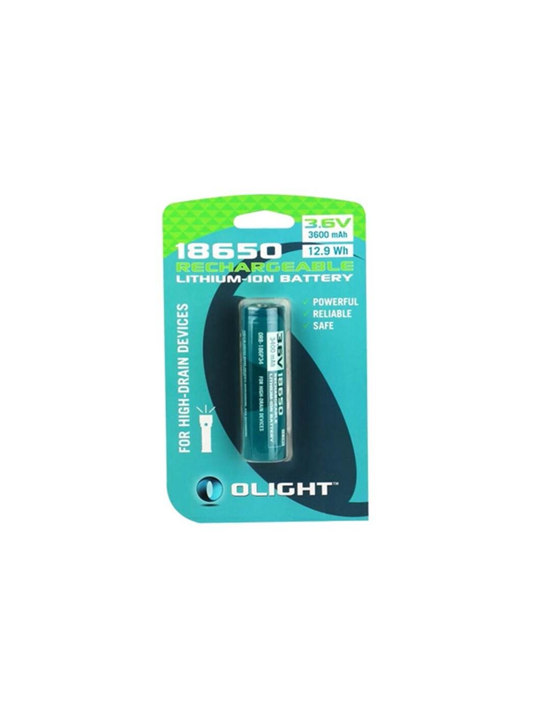 Pila recargable OLIGHT 18650 3600 mAh con PCB 3/3