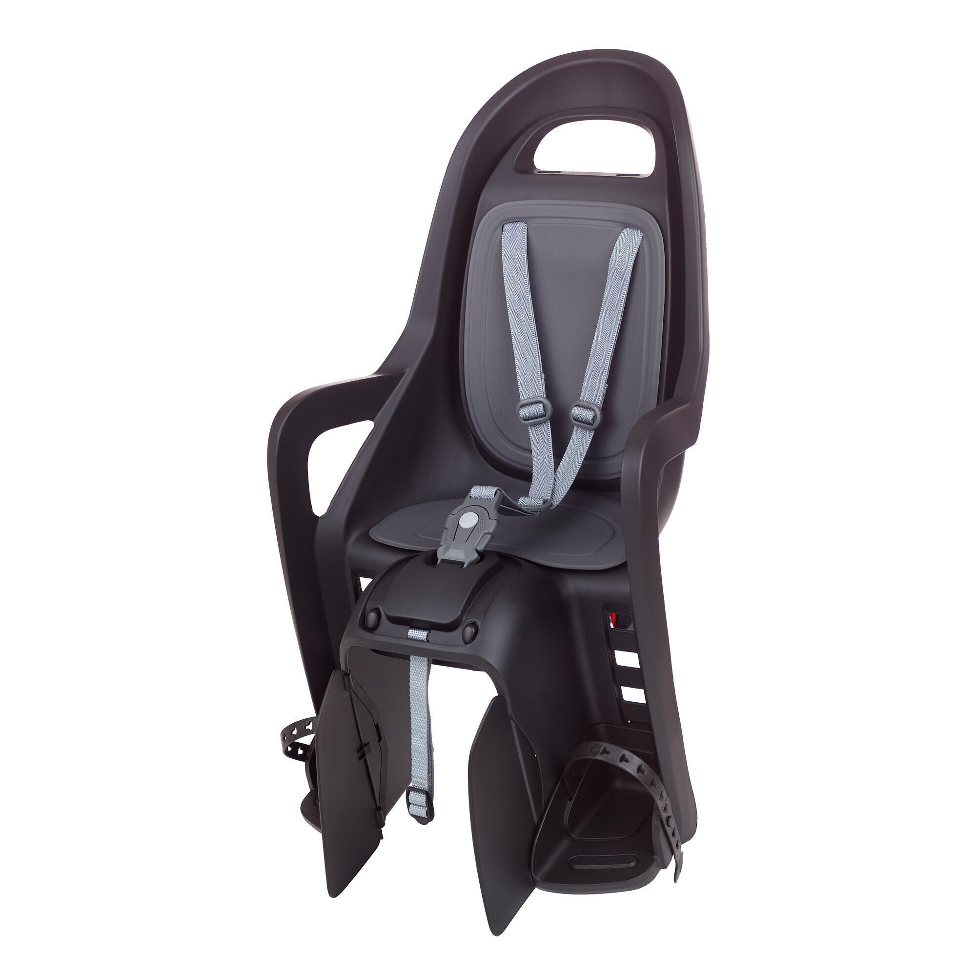 Polisport - Siège Vélo Arrière Groovy Fixation Sur Porte-bagages Noir E Gris - Siège Vélo Enfant - Gris|noir - Taille Unique - Decathlon