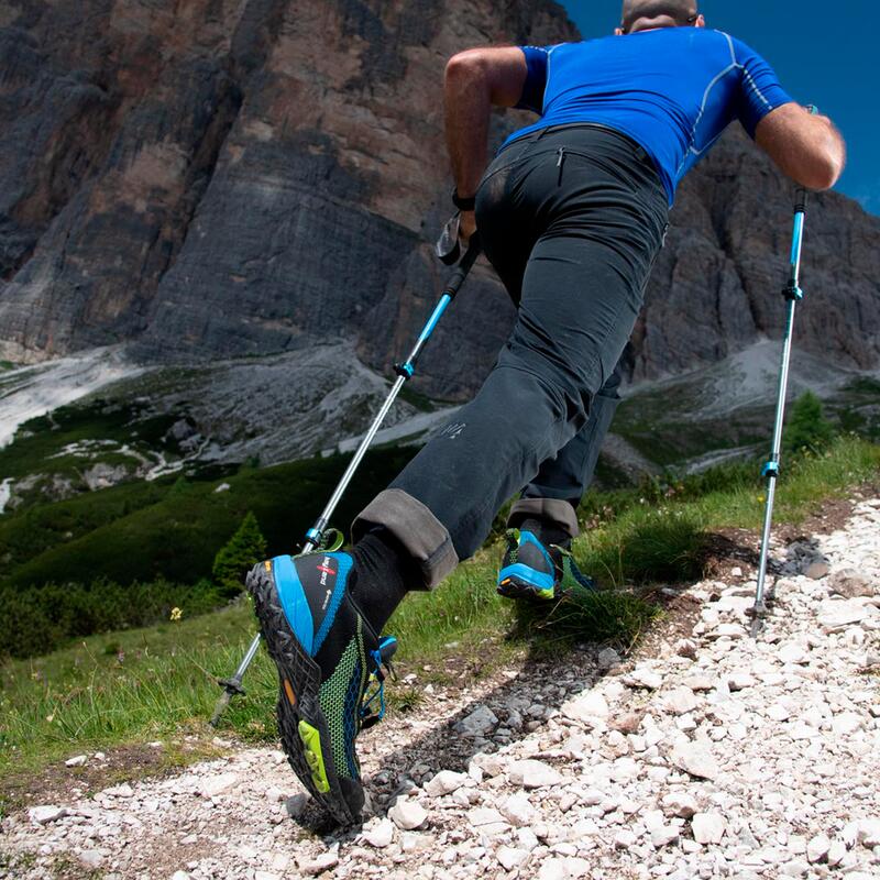 scarpe hiking uomo ALPHA KNIT GTX BLACK-BLUE