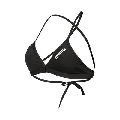 Arena dames bikini topje team tie back zwart