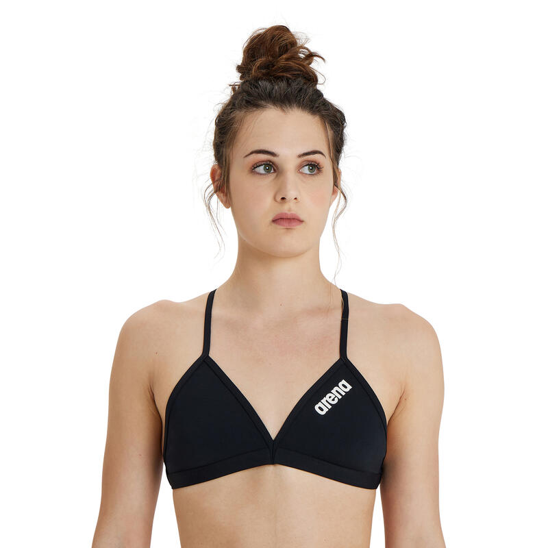 Top de natation Femme - Team Swim Top Tie Back Solid