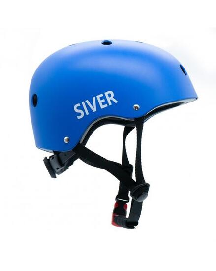 Verstelbare fietshelm SIVER, maat M, blauw