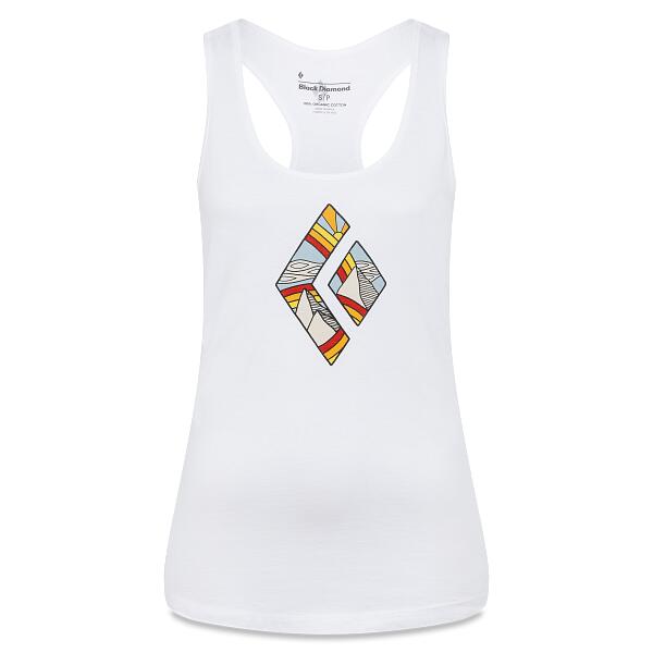 Koszulka bez rękawów Damska Black Diamond Rainbow Diamond Tank