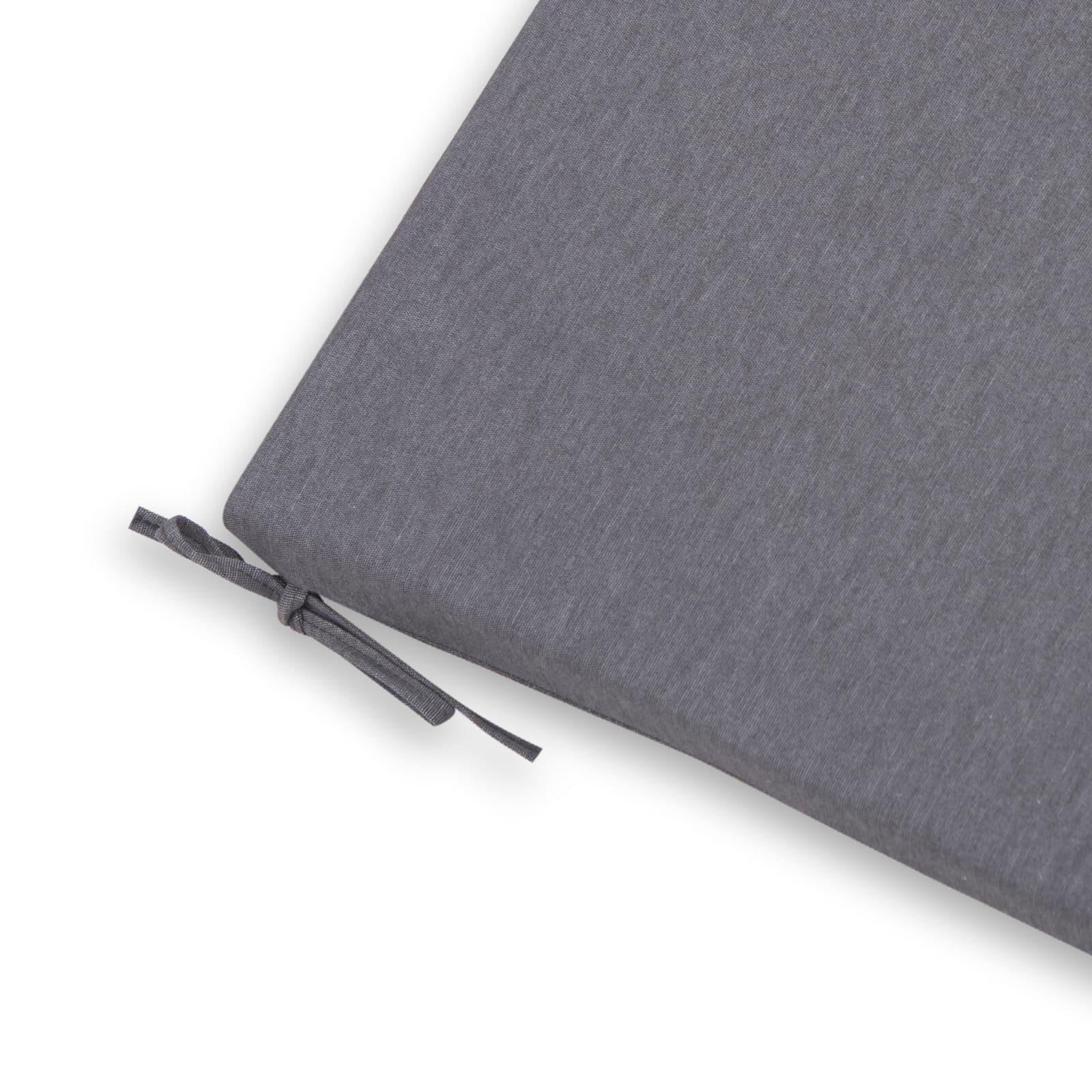 Cojín para Silla Chillvert Gandía Cuadrado 38x38x4,5 cm Gris Desenfundable 4/5