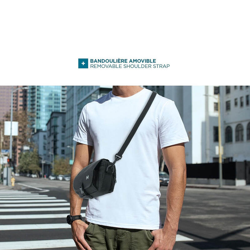 Sacoche guidon vélo et trottinette déperlante universelle