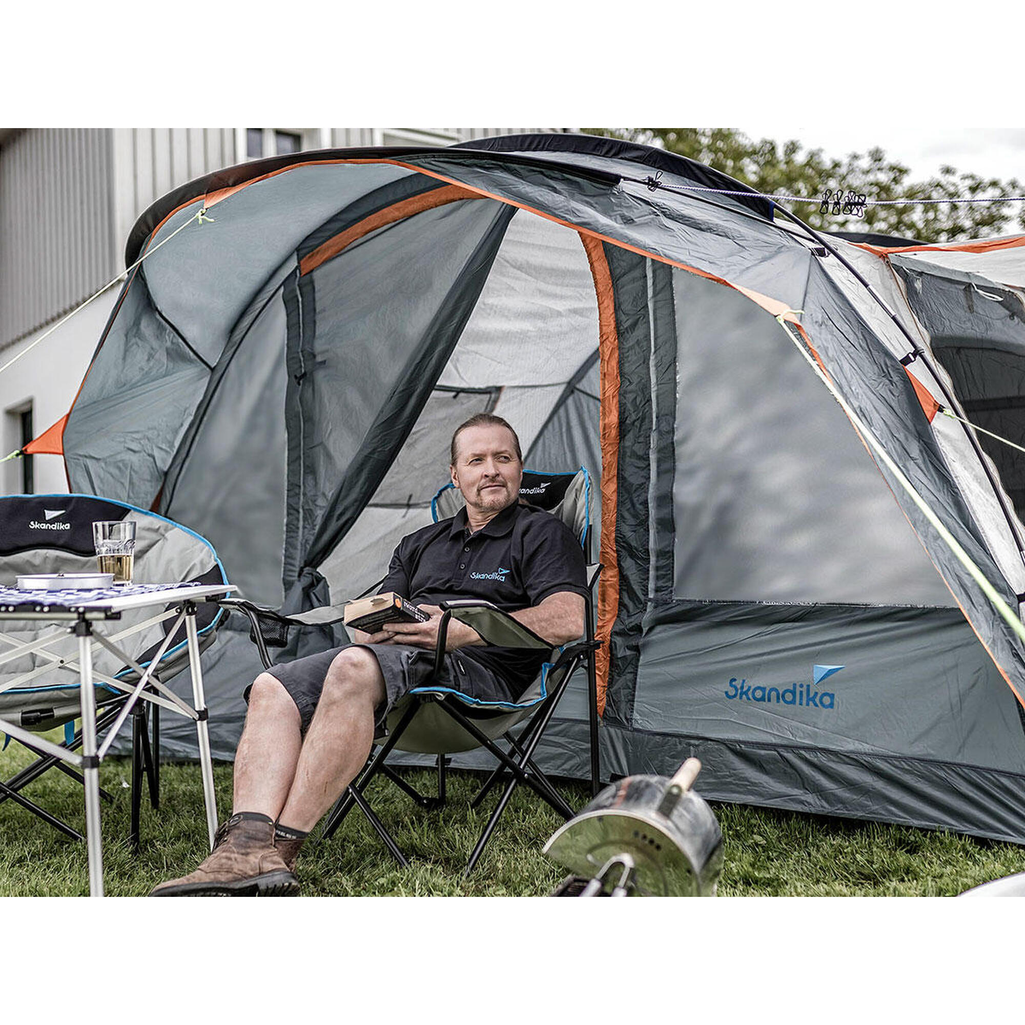 Tunneltent Egersund 5 Sleeper Protect - 5 personen – met ingenaaide tentvloer 5/7