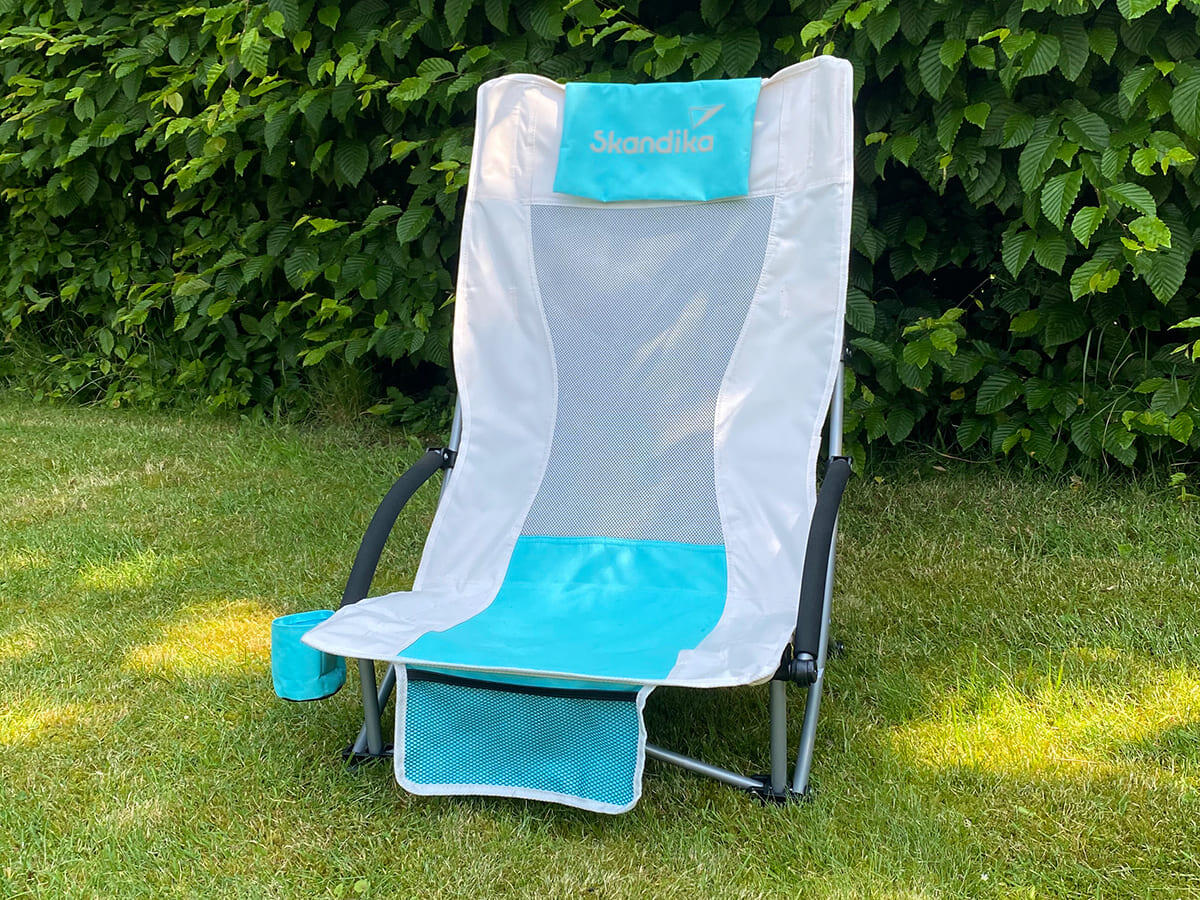 Gebraucht - Strand Klappstuhl Beach mit Mesh - hohe Lehne - SEHR GUT 6/7