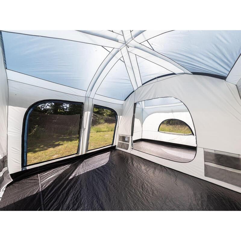Namiot tunelowy z panoramicznym dachem Tonsberg 10, 10-osobowy, 2 sypialnie