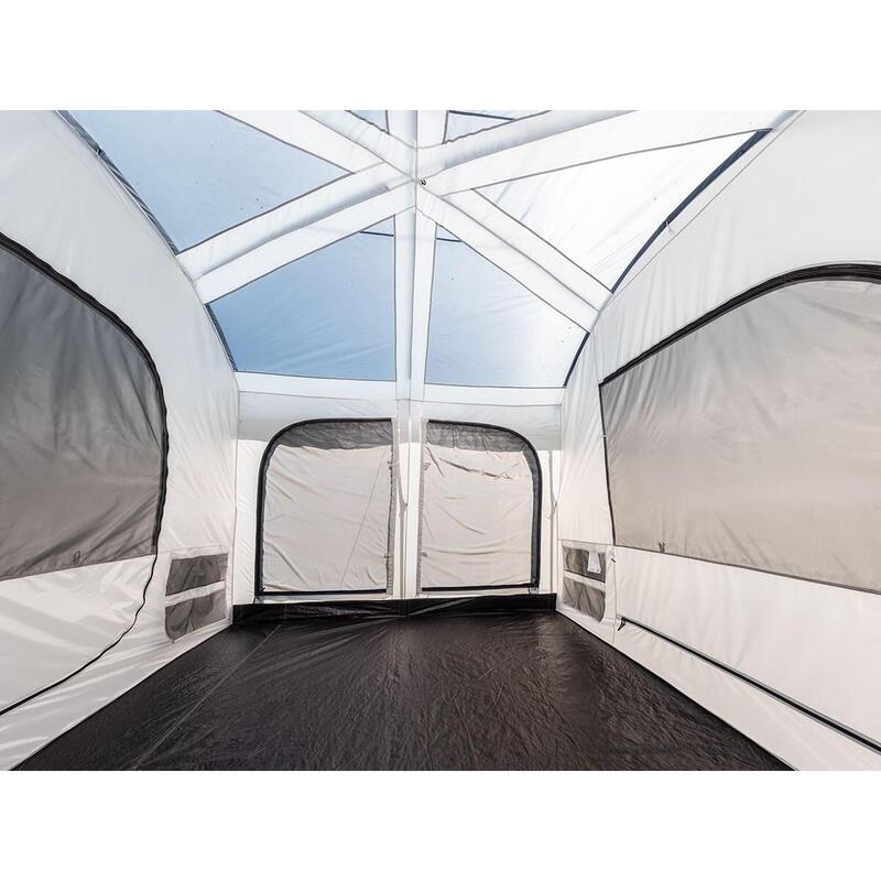 Namiot tunelowy z panoramicznym dachem Tonsberg 10, 10-osobowy, 2 sypialnie