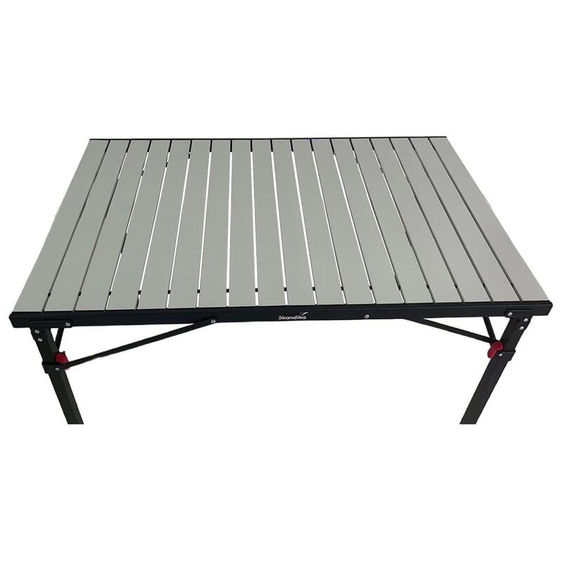 Mesa plegable de aluminio Maikku 107x70x70cm Hidrófugo