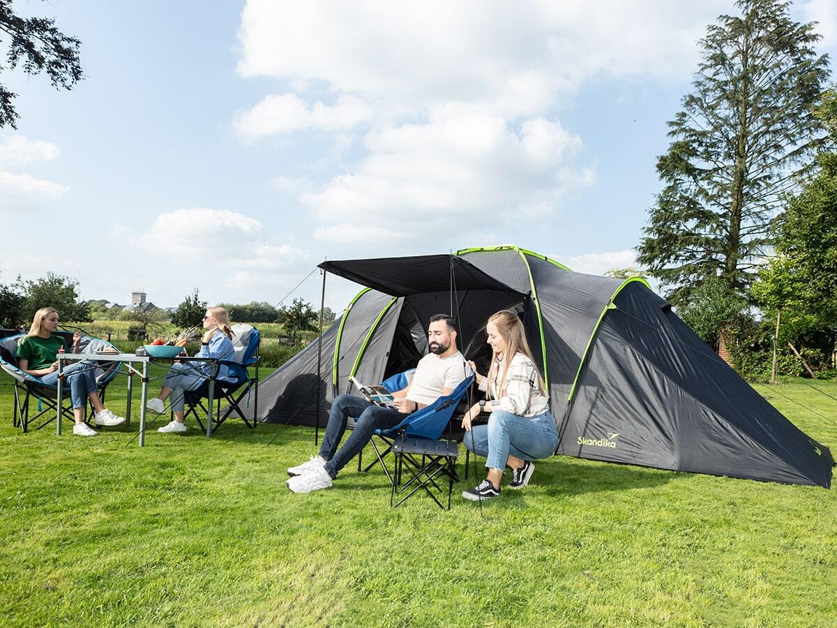 Tente dôme Daytona 6 XL Protect - Camping - 6 Personnes - Sol Cousu - 3 cabines 5/7