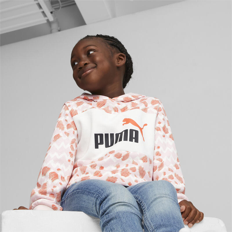 Essentials Mix Match hoodie voor kinderen PUMA Frosty Pink