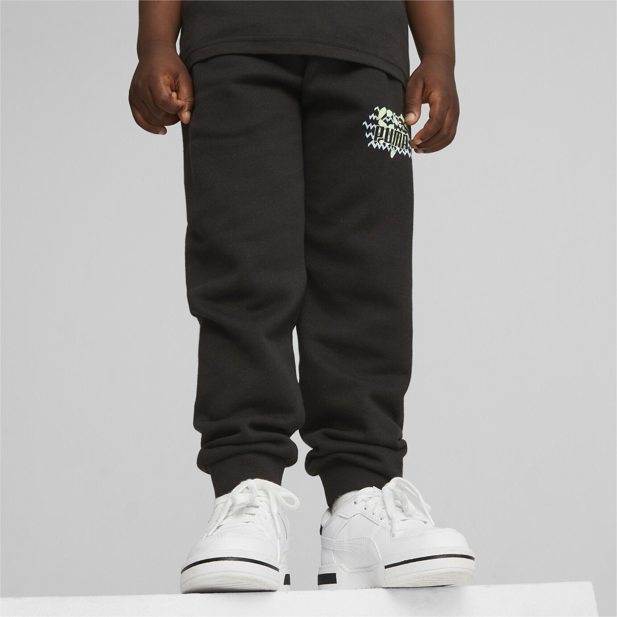 Pantalones de chándal Essentials Mix Match Niño PUMA Black 2/5