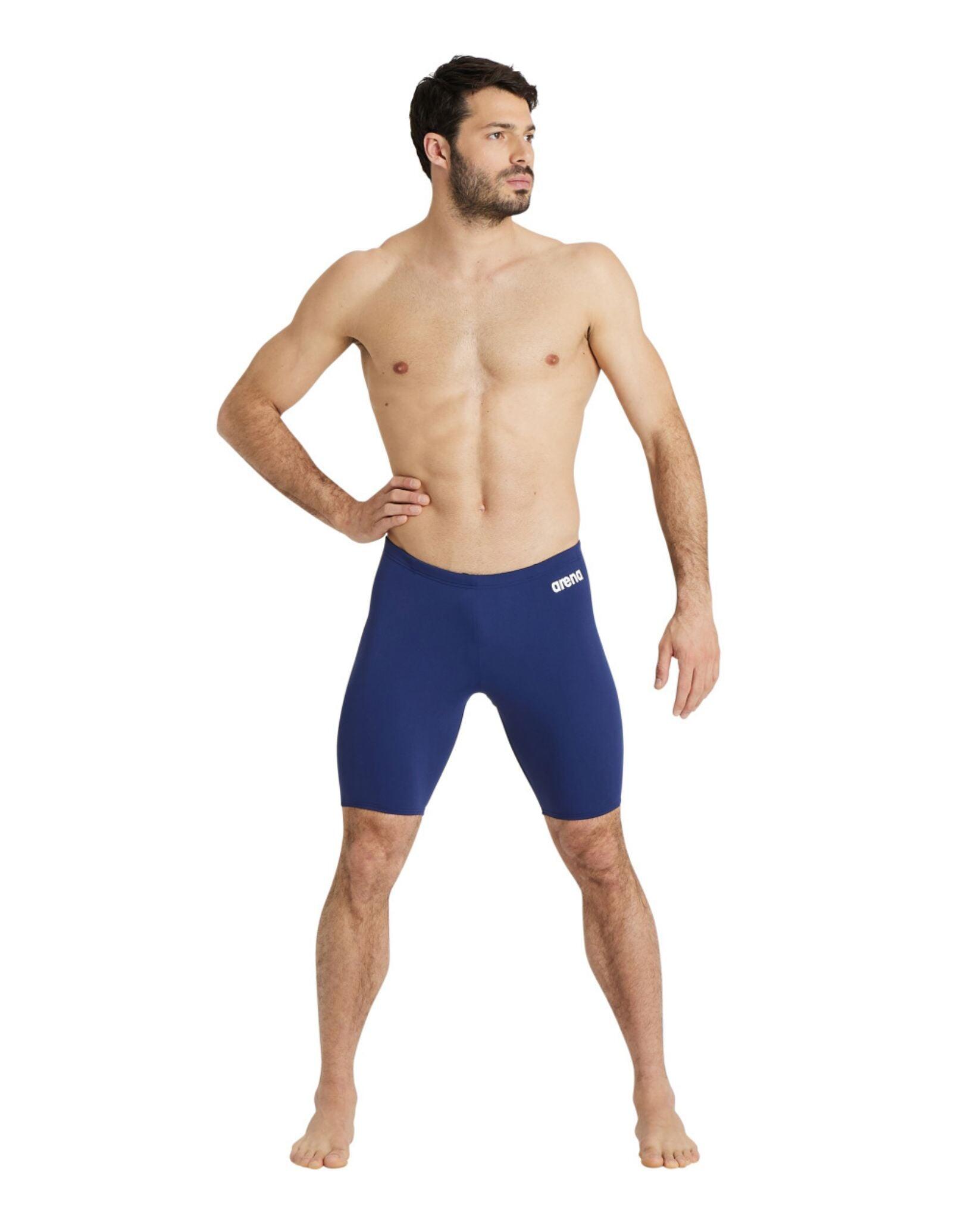 Arena Team Solid Swim Jammer - Navy/White 3/5