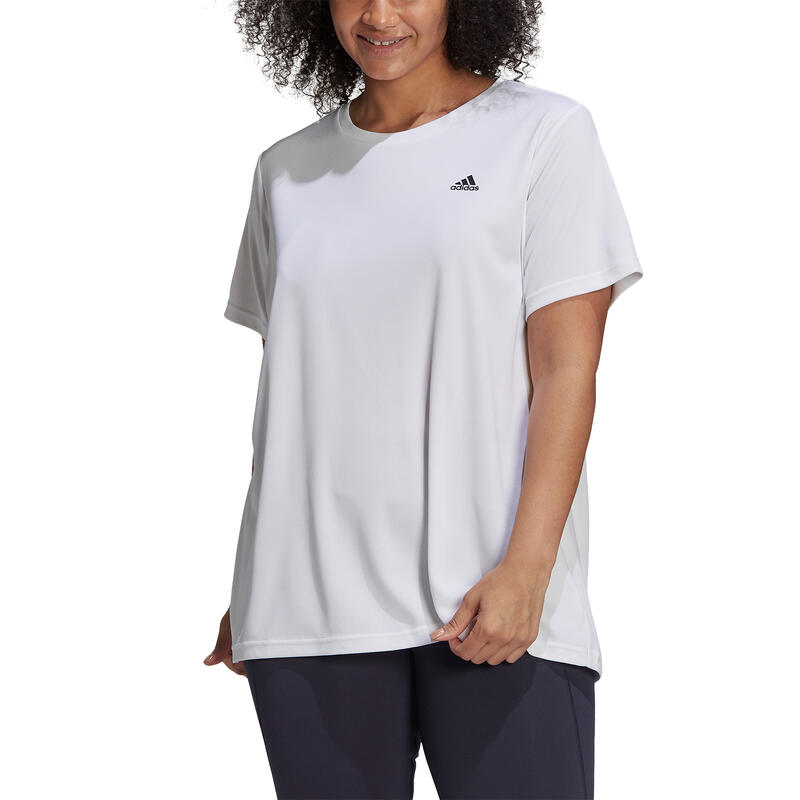 T-Shirt Adidas Sport W Sl Inc T Wit Vrouwen