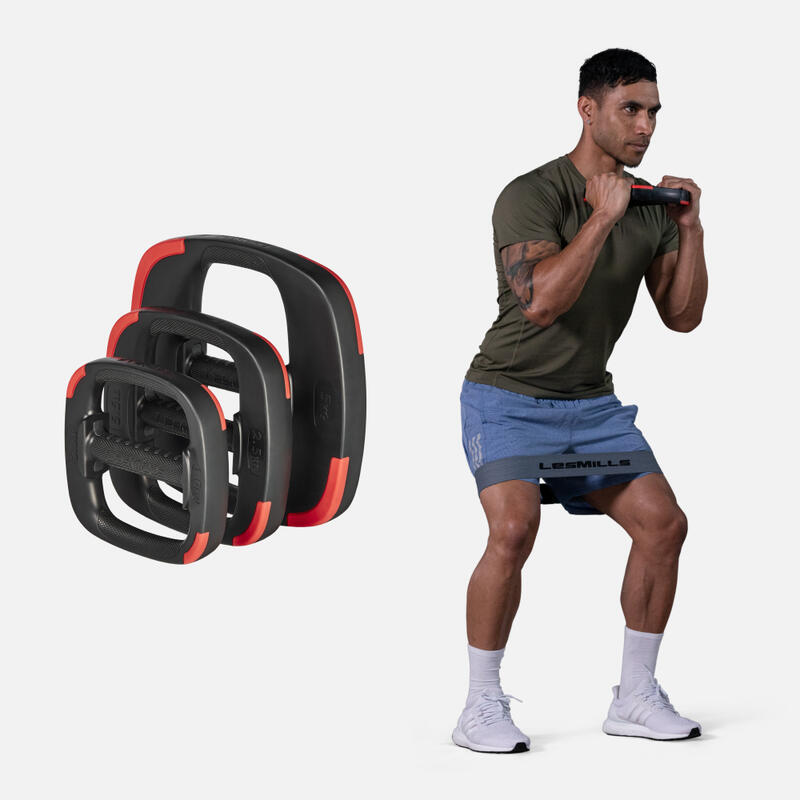 Les Mills™ SMARTBAR™ 7.5KG RUBBER WEIGHT PLATE (SINGLE) LES MILLS