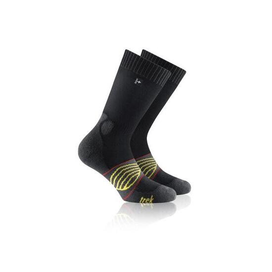 Wandersocken Trek-Power l/r schwarz anatomisch