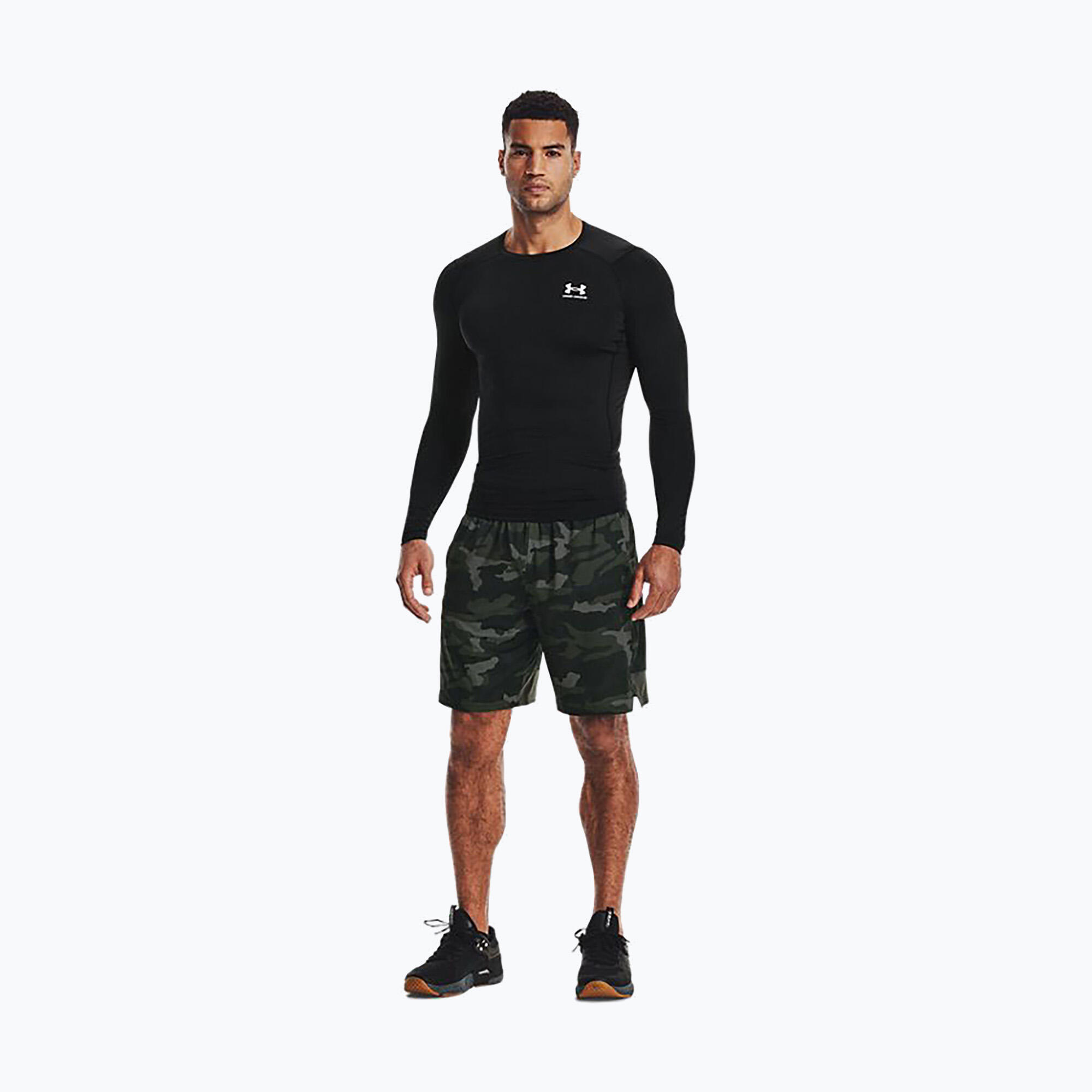 Maillot Manches Longues de compression Under Armour Heatgear Armour Noir Homme 5/5
