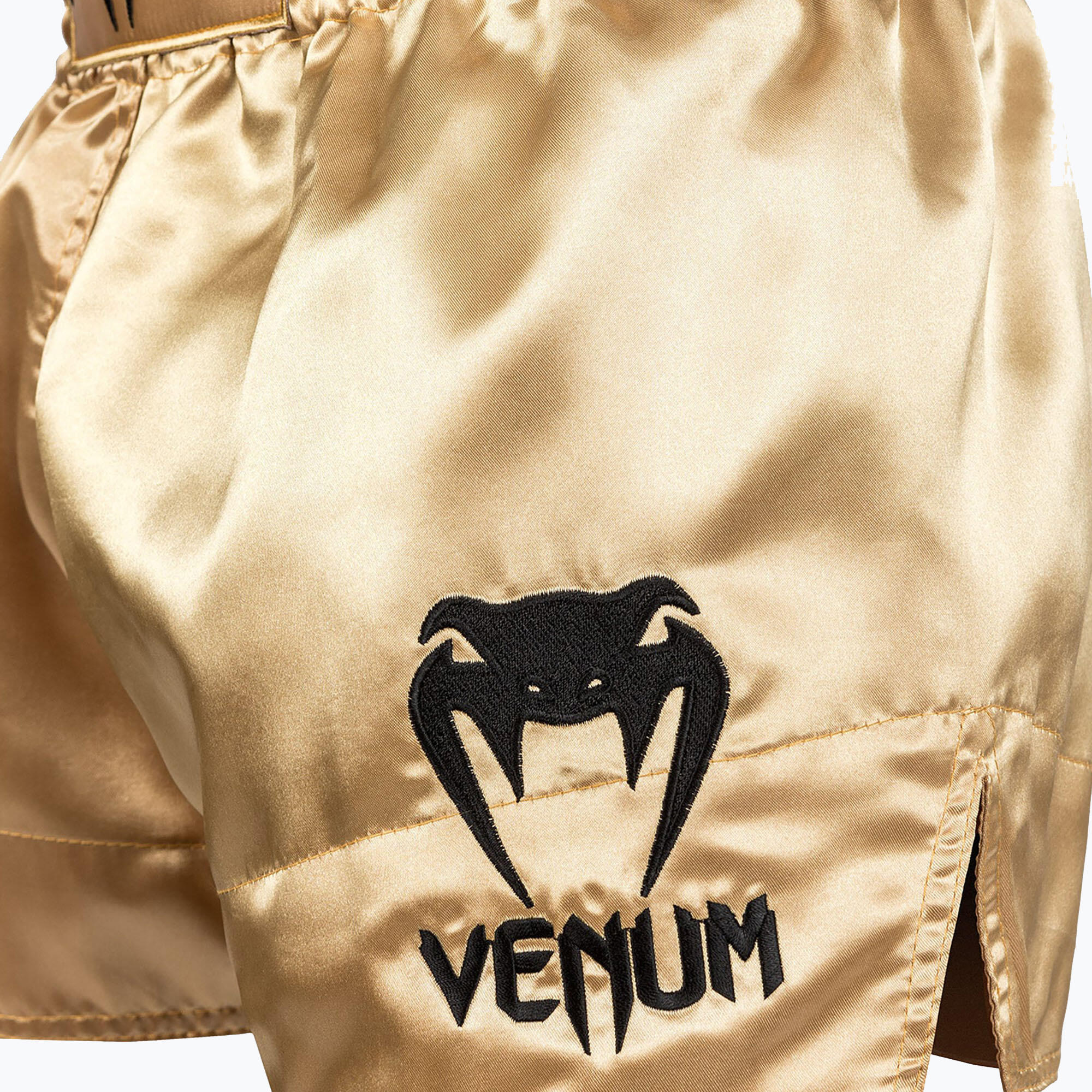 Venum Muay Thai Shorts Classic Gold/Schwarz S 5/5