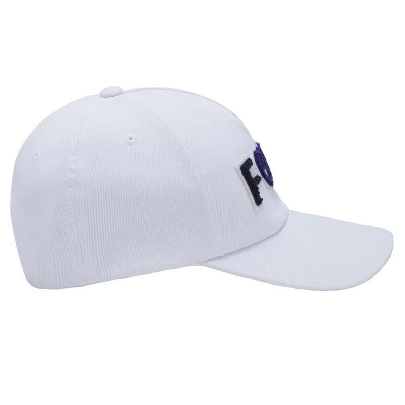 CHENILLE FORE STRETCH TWILL SNAPBACK WOMEN'S GOLF CAP - WHITE