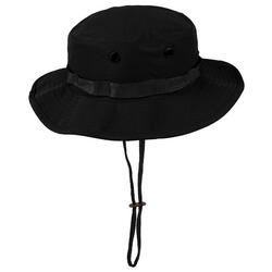 Sombrero boonie pesca | Gorro trekking | Impermeable | Mujer y hombre | Negro