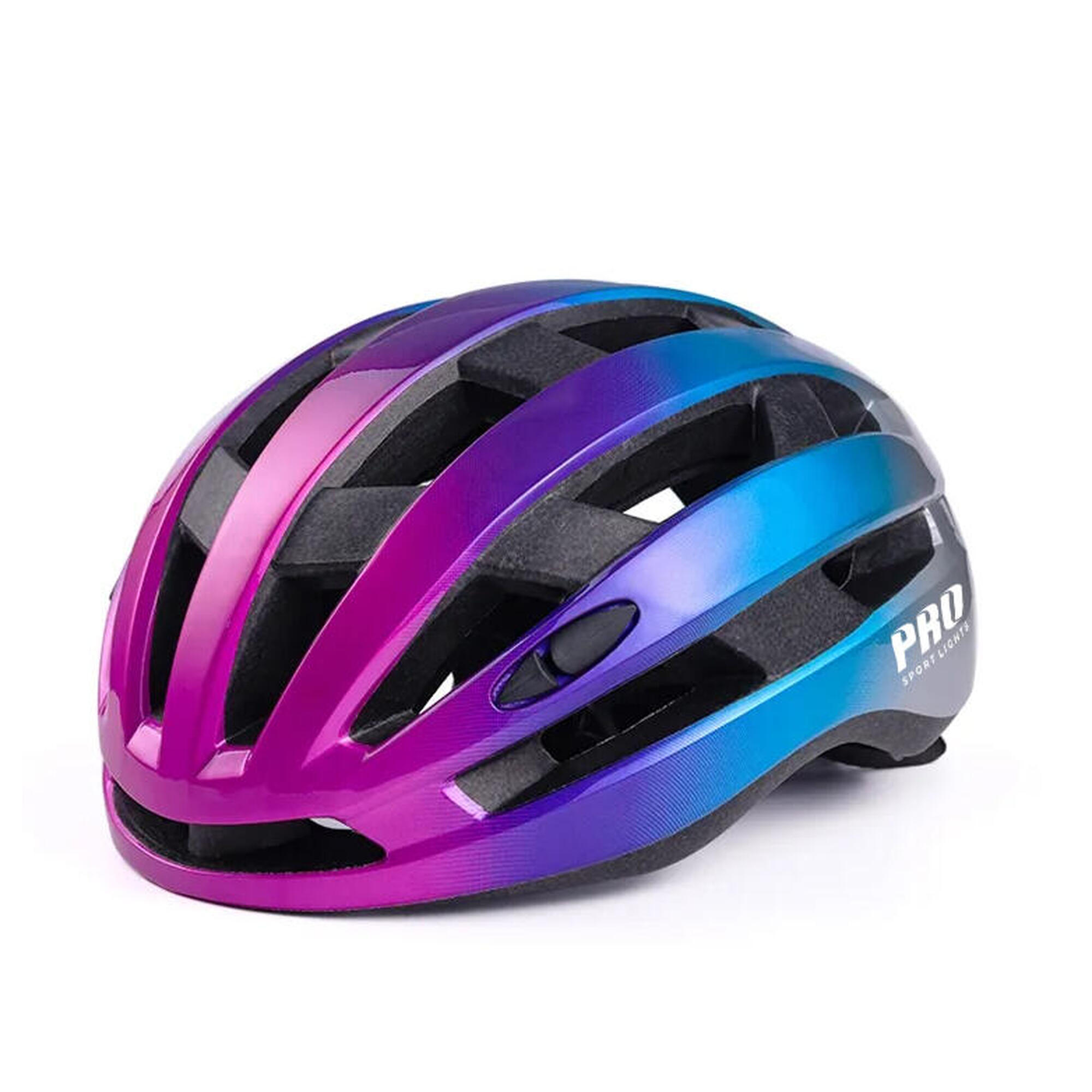 Pro Sport Lights - Casque De Vélo Performance Course Femmes - Casque - Bleu|gris|rose - 42 M/l - Decathlon