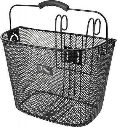 Panier de vélo pour guidon 19 litres acier noir pour vélo électrique