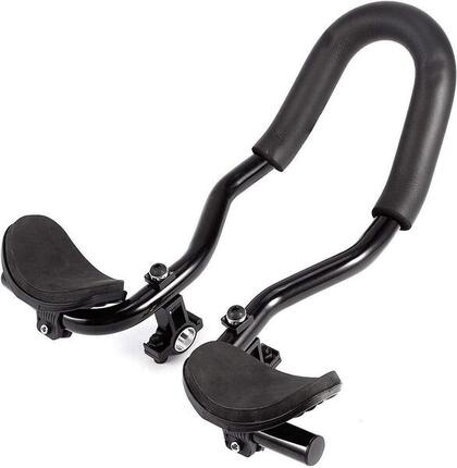 JD opzetstuur - ligstuur Triathlon - 254 mm - ZWART