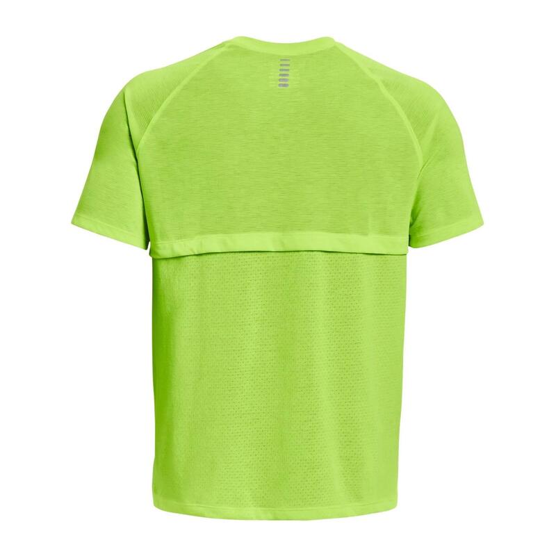 Ua M Streaker Ss férfi rövid ujjú sport póló - zöld