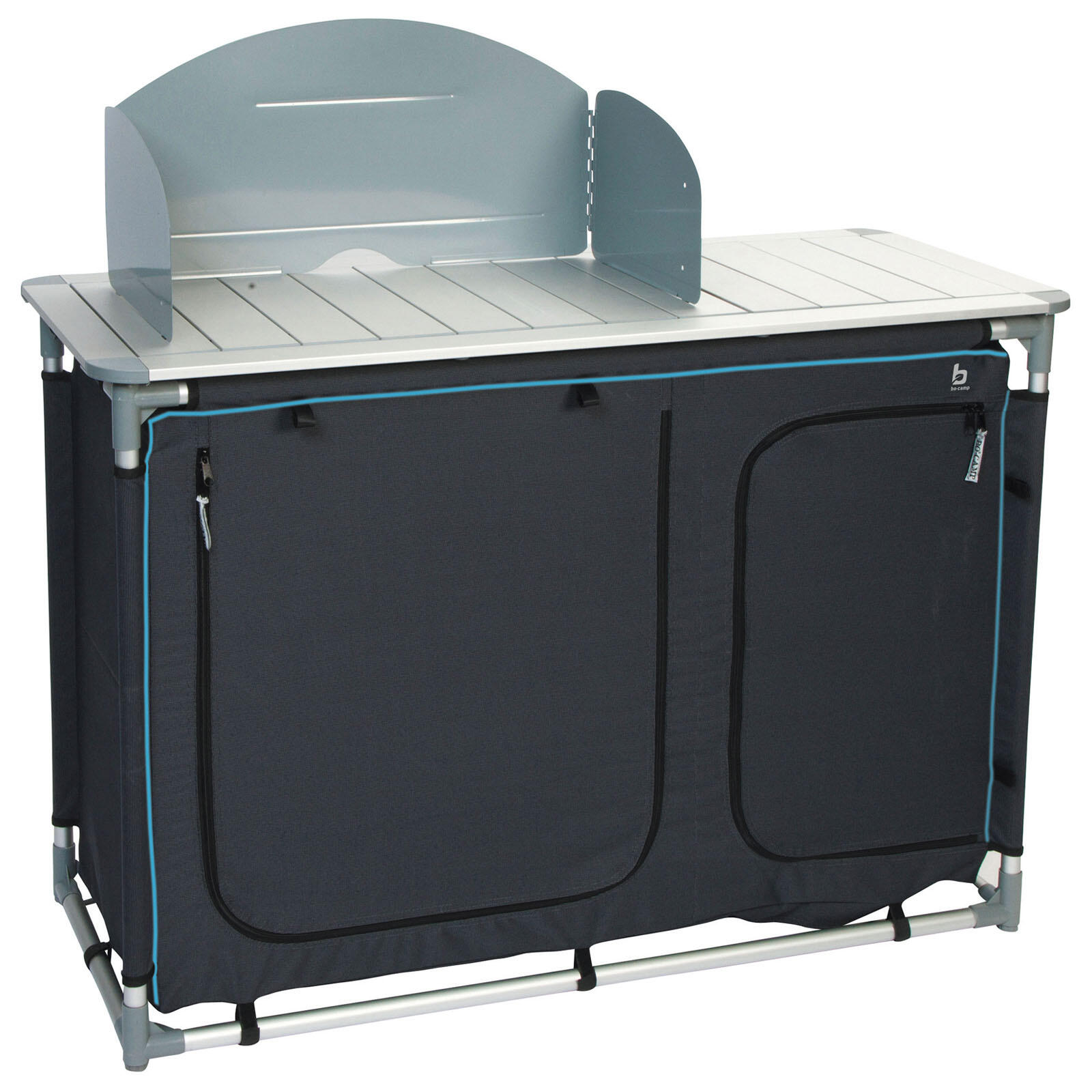 Armoire de camping Voyage Cuisine Box pliante Évier Alu 3/7