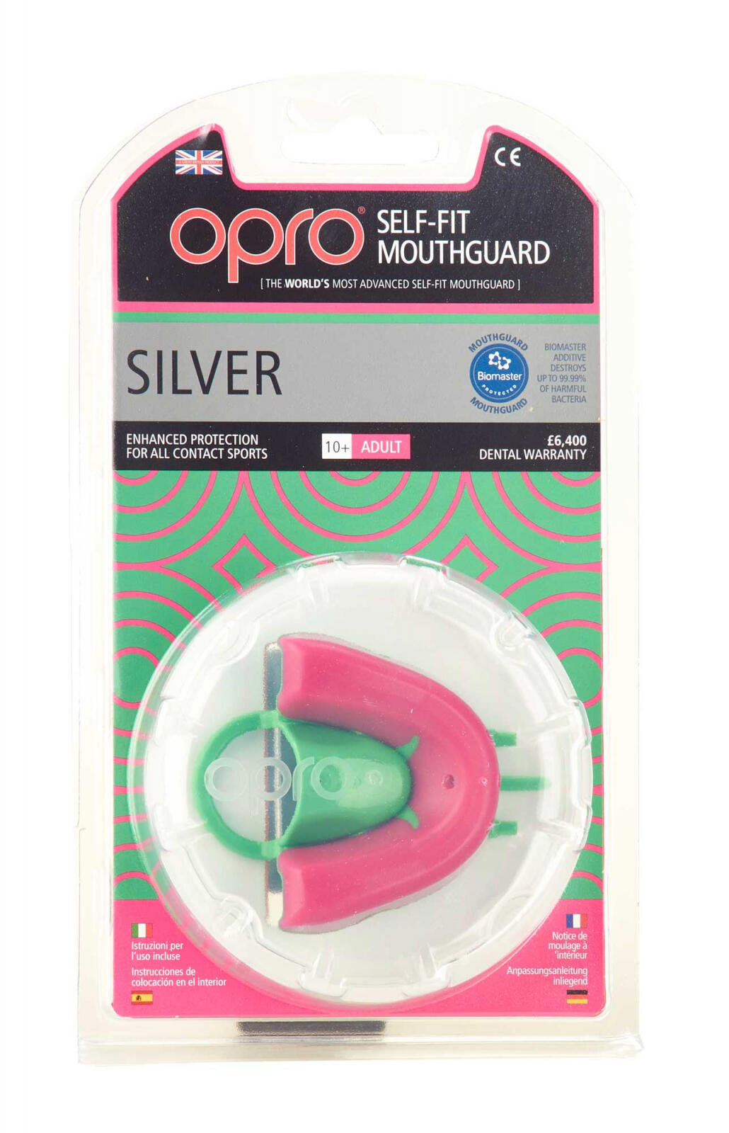 OPRO gebitsbeschermer Zilver kwaliteit | junior of senior 2/4