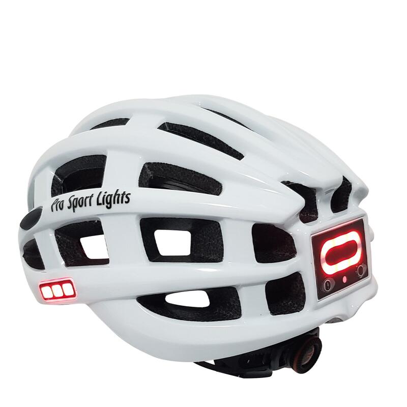 Casque de vélo avec lumières USB rechargeable