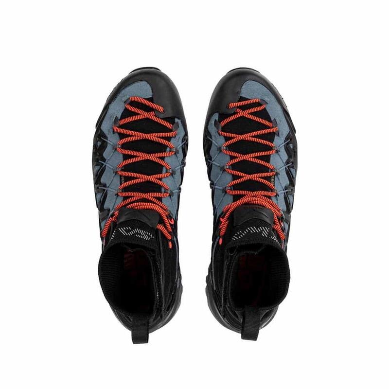 Wildfire Edge Mid GTX Women's Waterproof Mid-cut Hiking Shoes - Blue/Orange