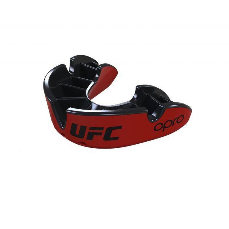 OPRO "UFC" Zahnschutz Silver - Red/Black