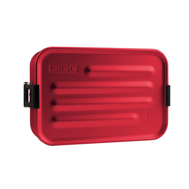 SIGG Lunch Box Metal Rot Plus 0.8L, BPA-frei, Leicht, Spülmaschinenfest