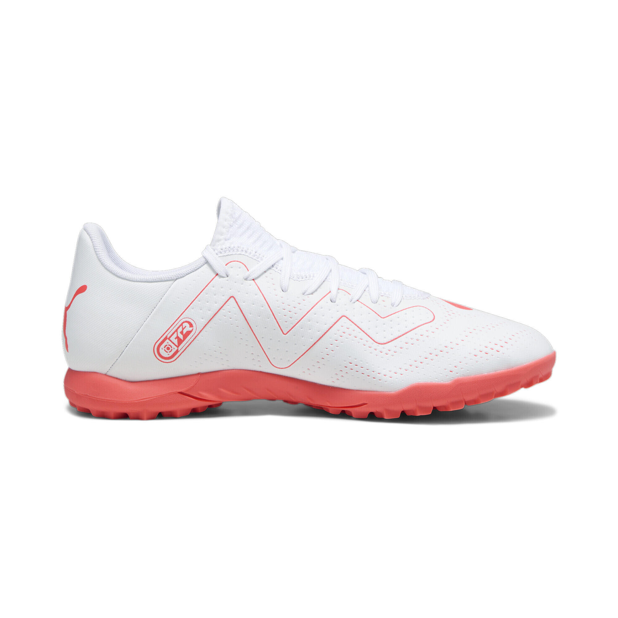 Botas de fútbol FUTURE PLAY TT Hombre PUMA White Fire Orchid Red 7/7