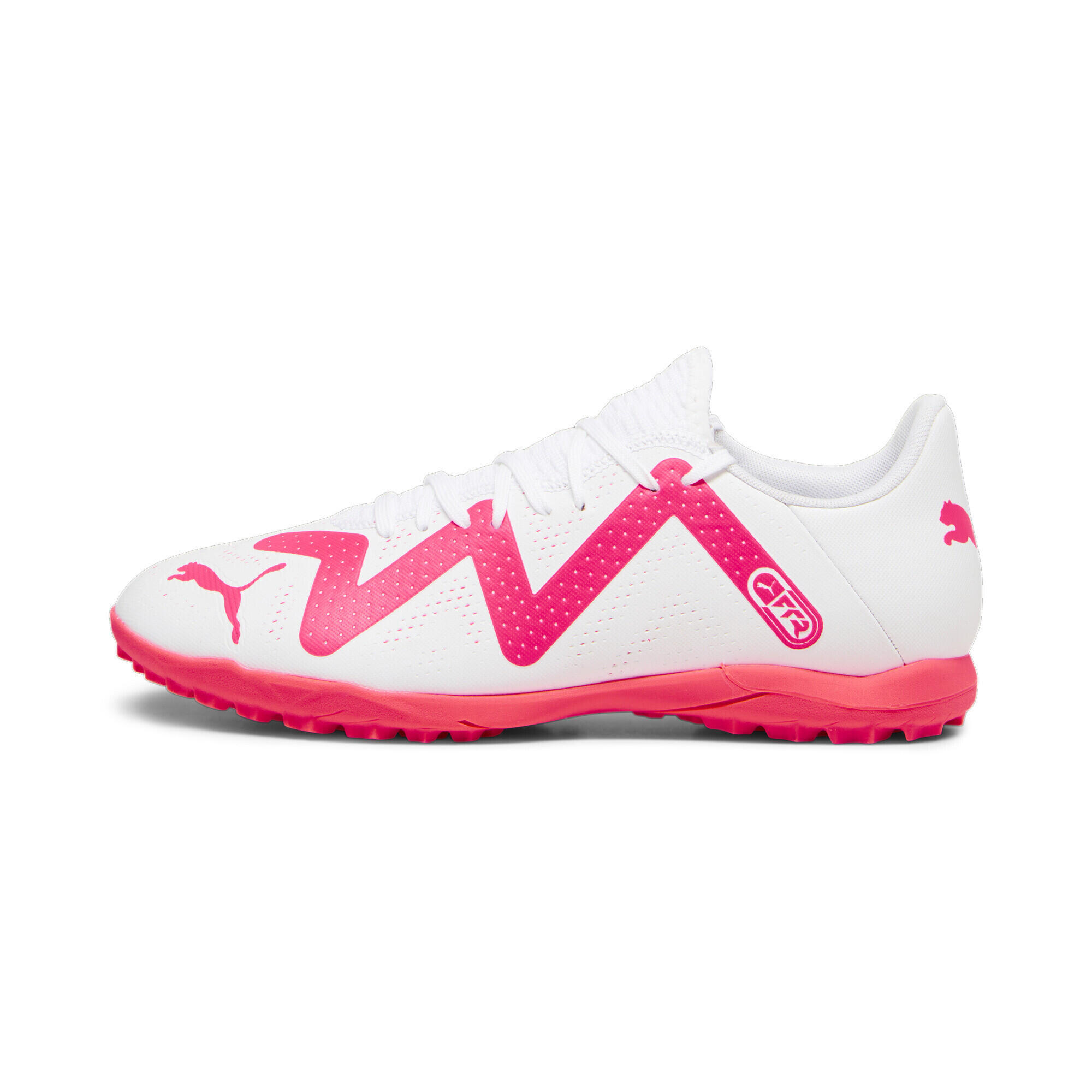 Botas de fútbol FUTURE PLAY TT Hombre PUMA White Fire Orchid Red 5/7