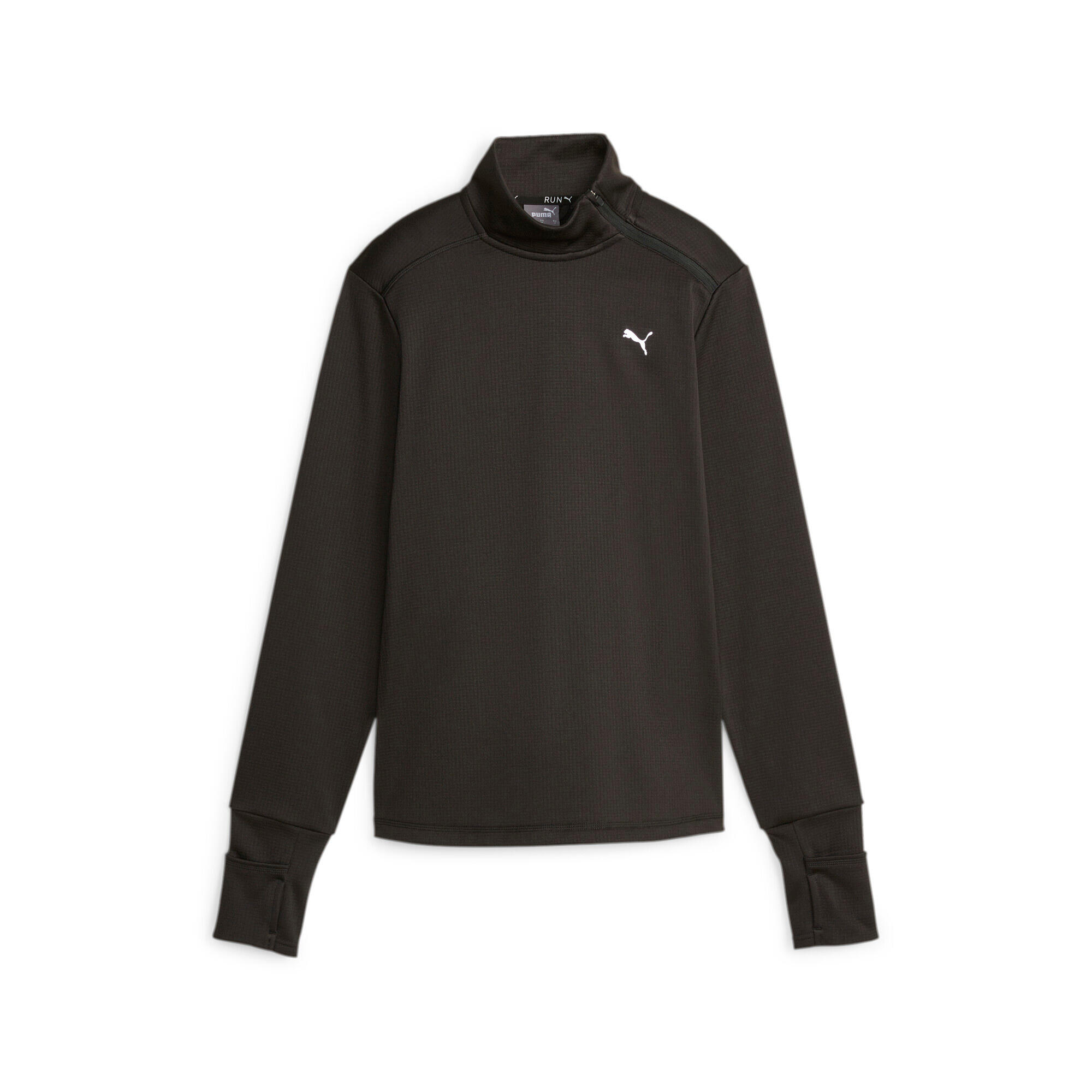 Pulôver de corrida PUMA Micro Fleece para mulher - PUMA Preto 6/7