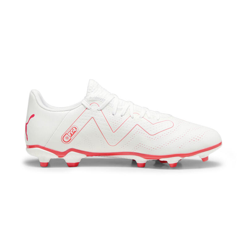Chaussures de football FUTURE PLAY FG/AG PUMA White Fire Orchid Red