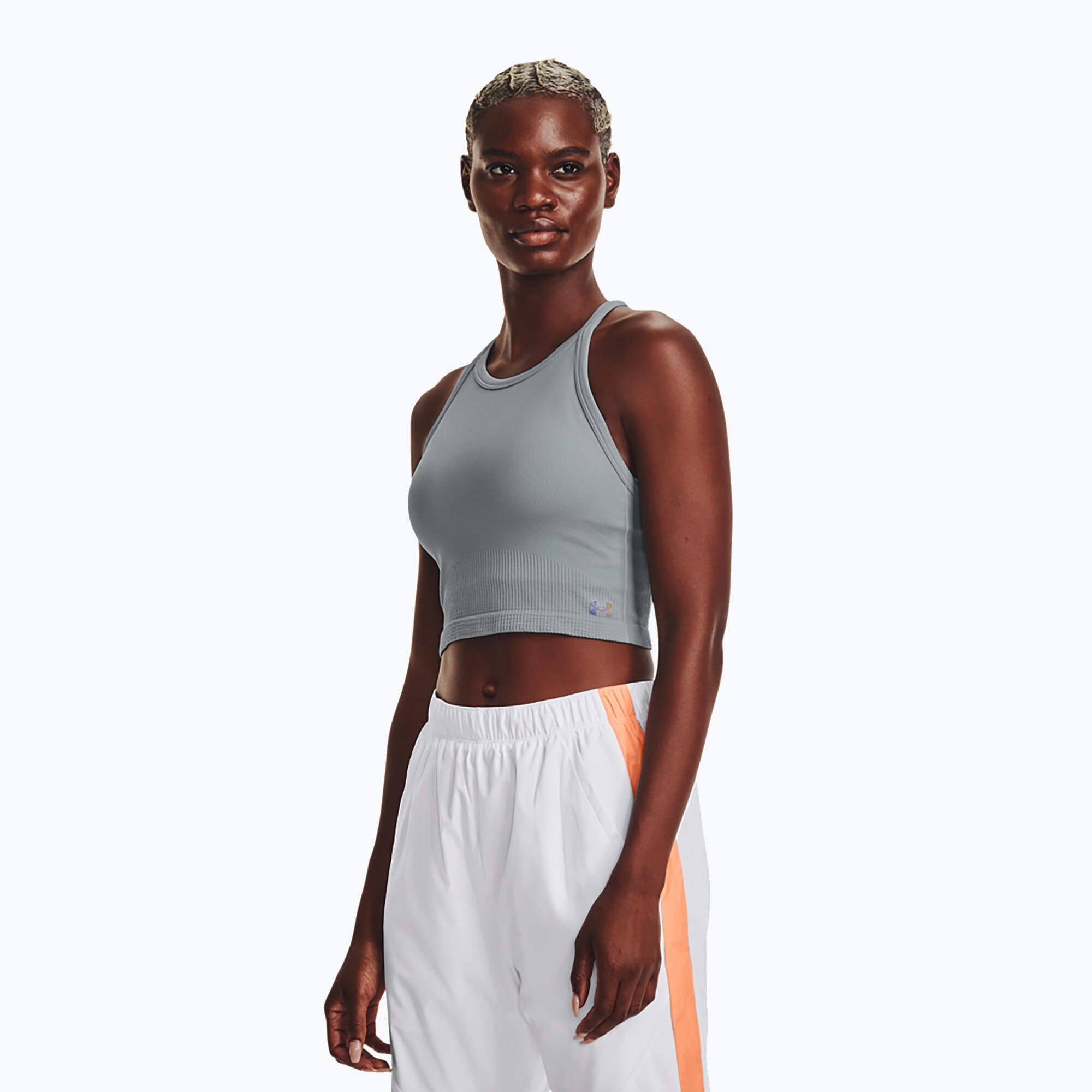 Tank top fitness damski Under Armour Rush Seamless Tank 3/5