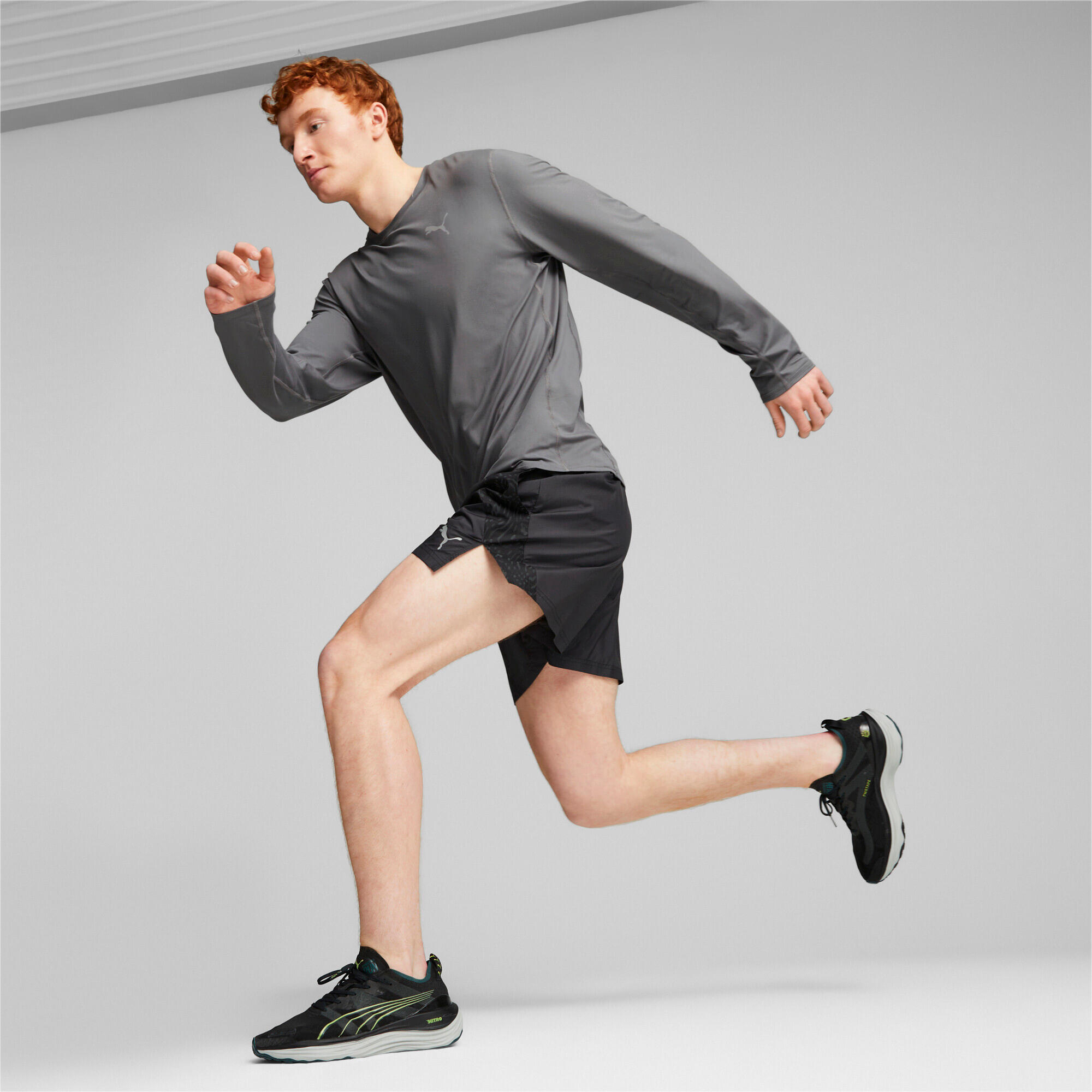 Corto Hombre Puma Run Negro 5/7