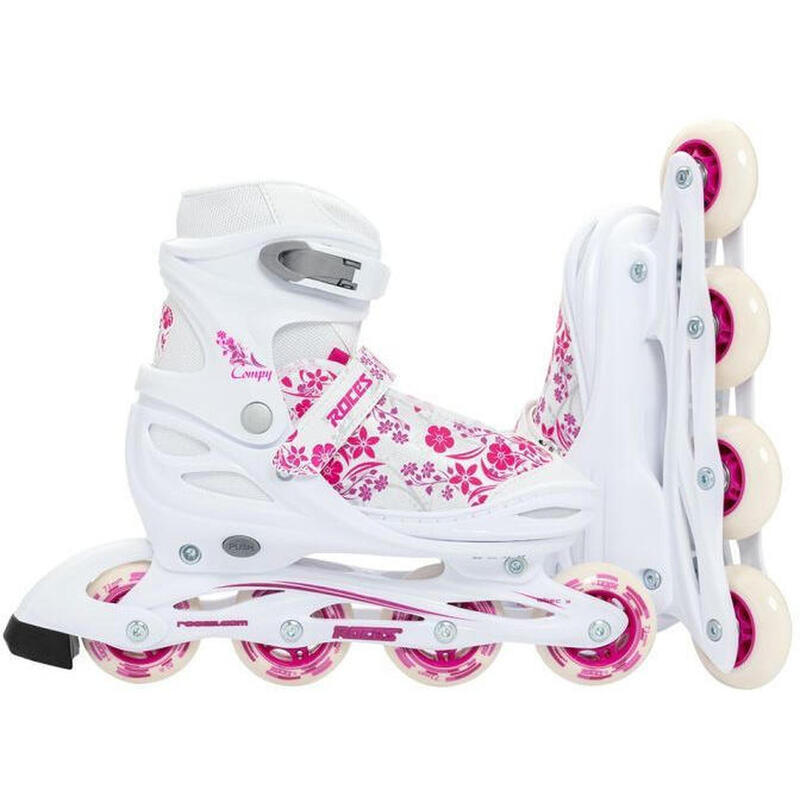 Roces patins à roues alignées Compy 8.0 Girls blanc / rose