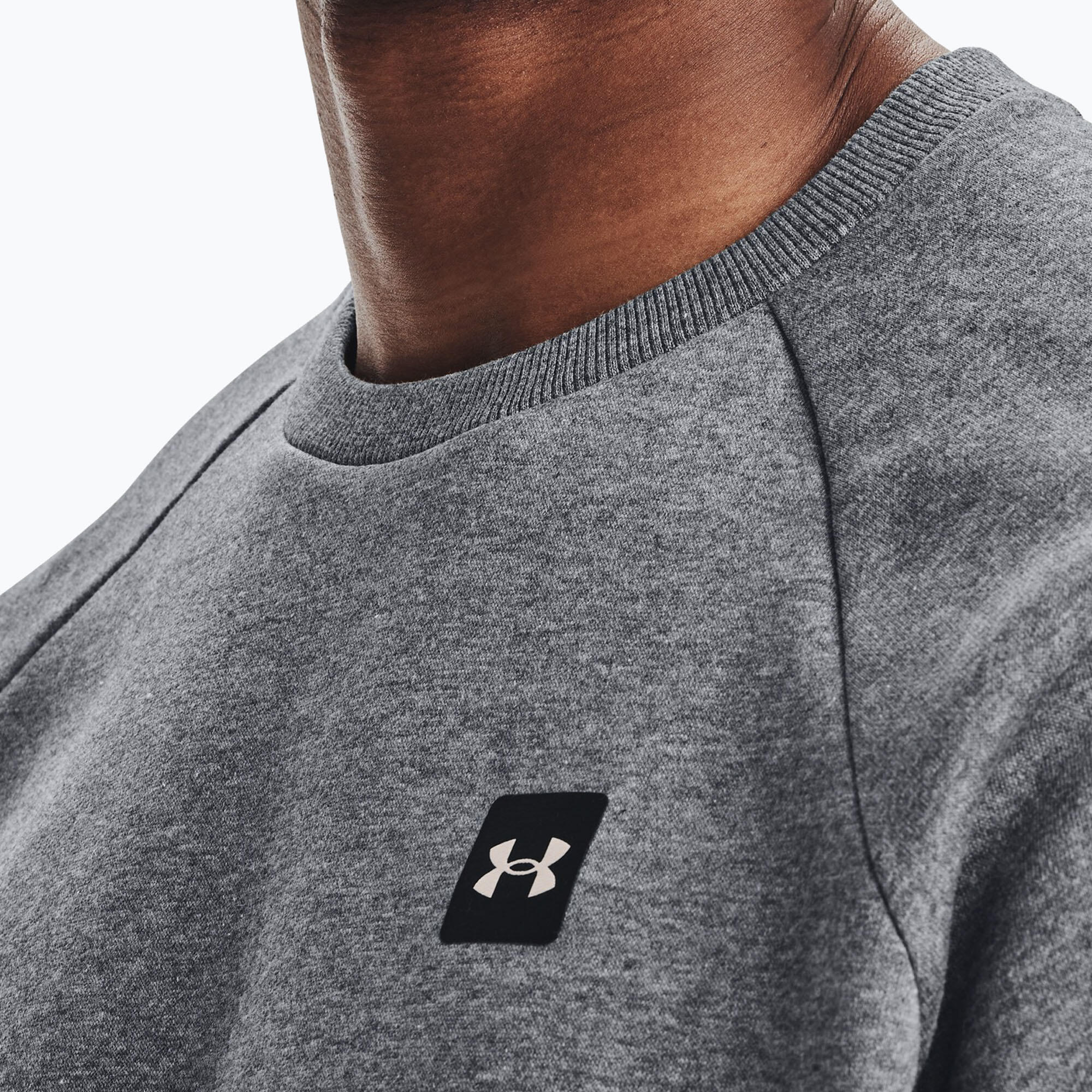 Sudadera hombre Under Armour Rival Fleece Crew gris 5/6