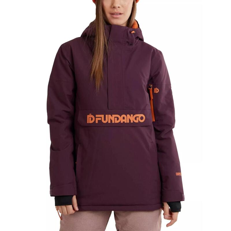 Kurtka Birch Logo Anorak - fioletowa