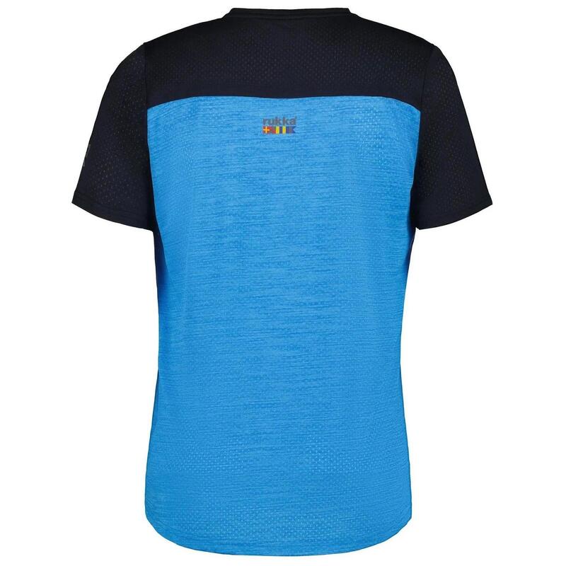 Ylikiika férfi rövid ujjú sport póló - kék